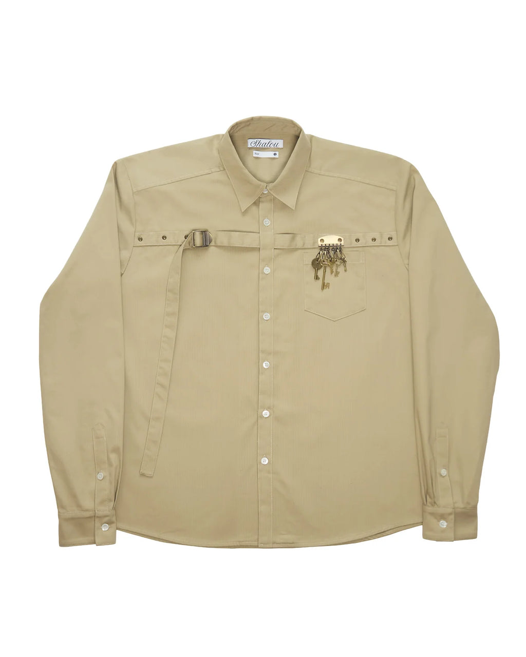 Key Strap Shirt Khaki
