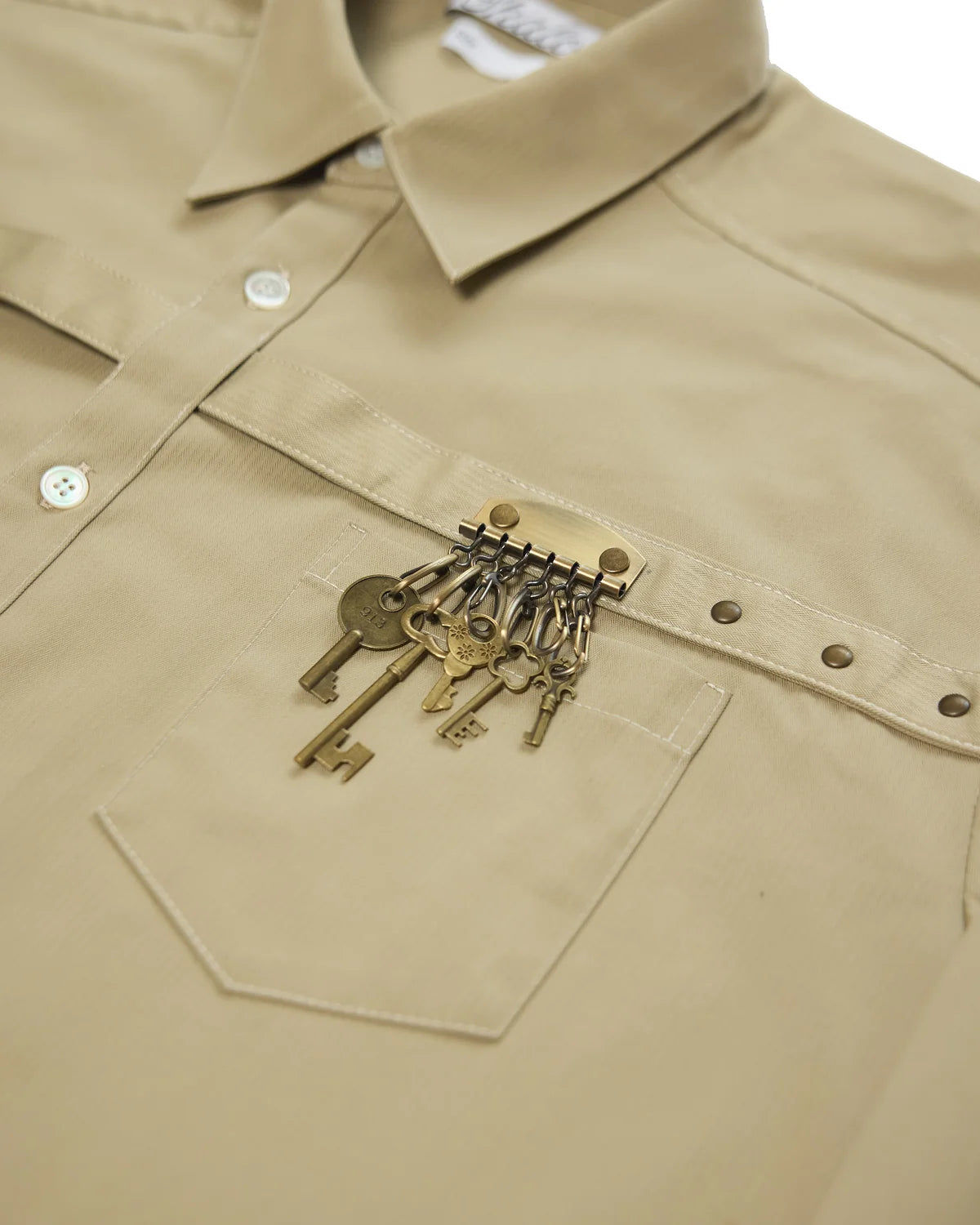 Key Strap Shirt Khaki