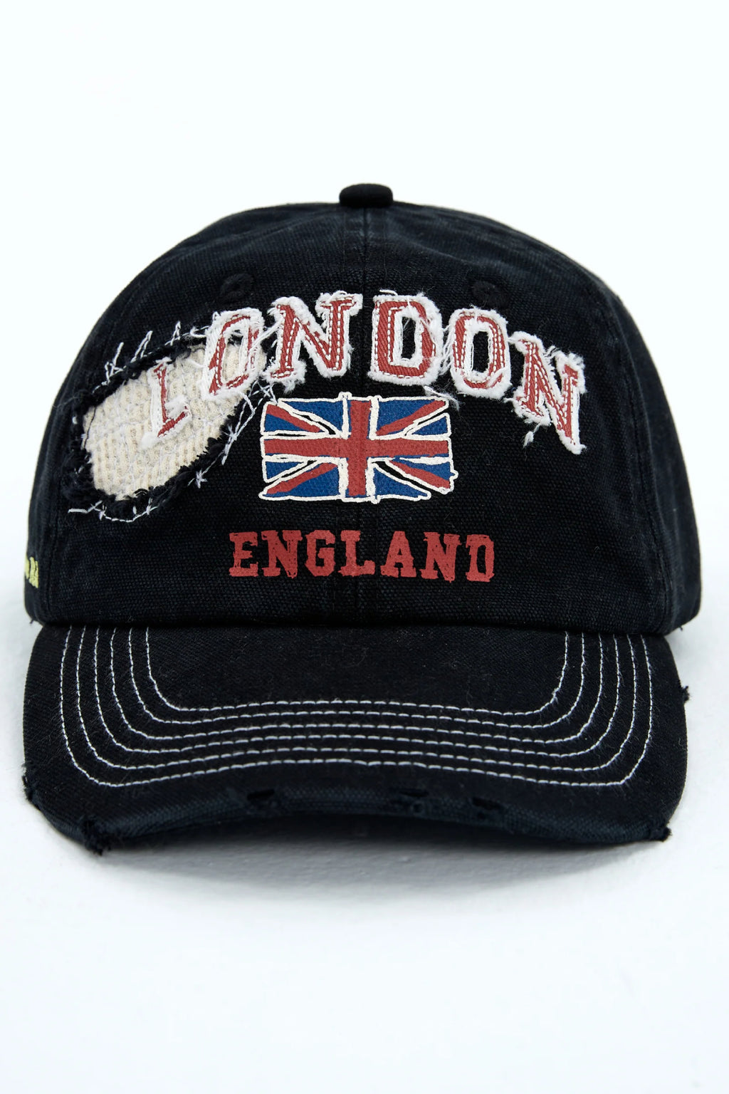 London cap Washed black