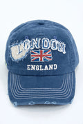 London cap Washed navy