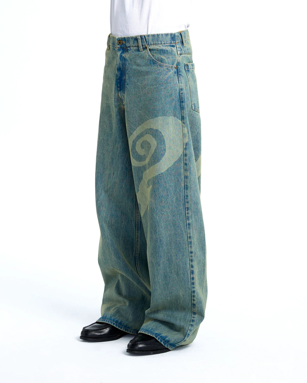 P denim Washed blue