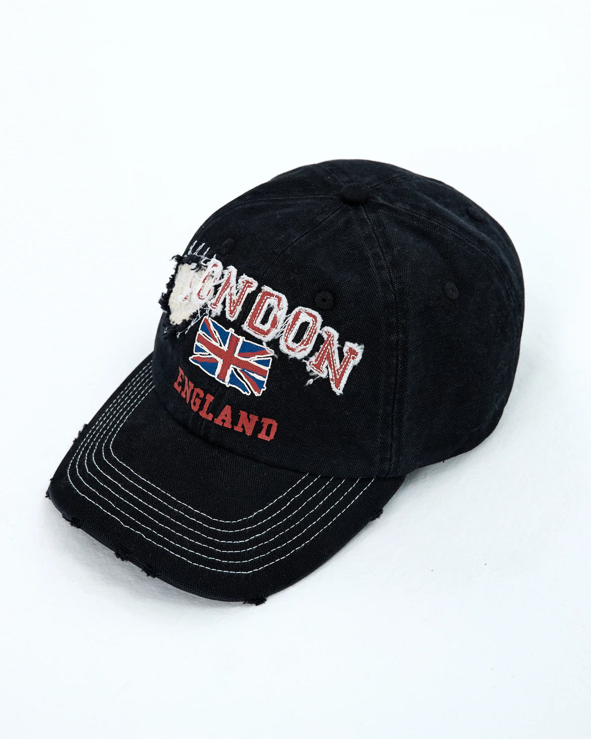 London cap Washed black