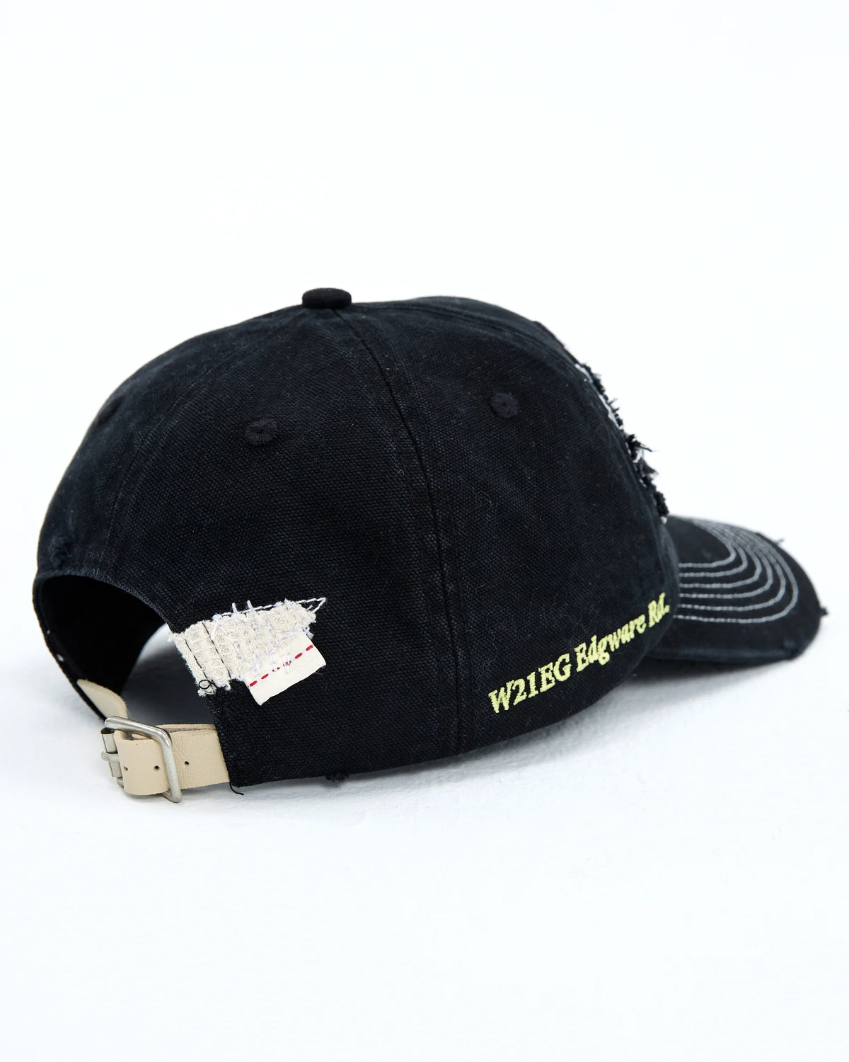 London cap Washed black