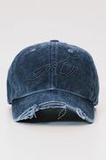 RAW EDGE BASEBALL CAP BLUE