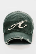 RAW EDGE BASEBALL CAP GREEN