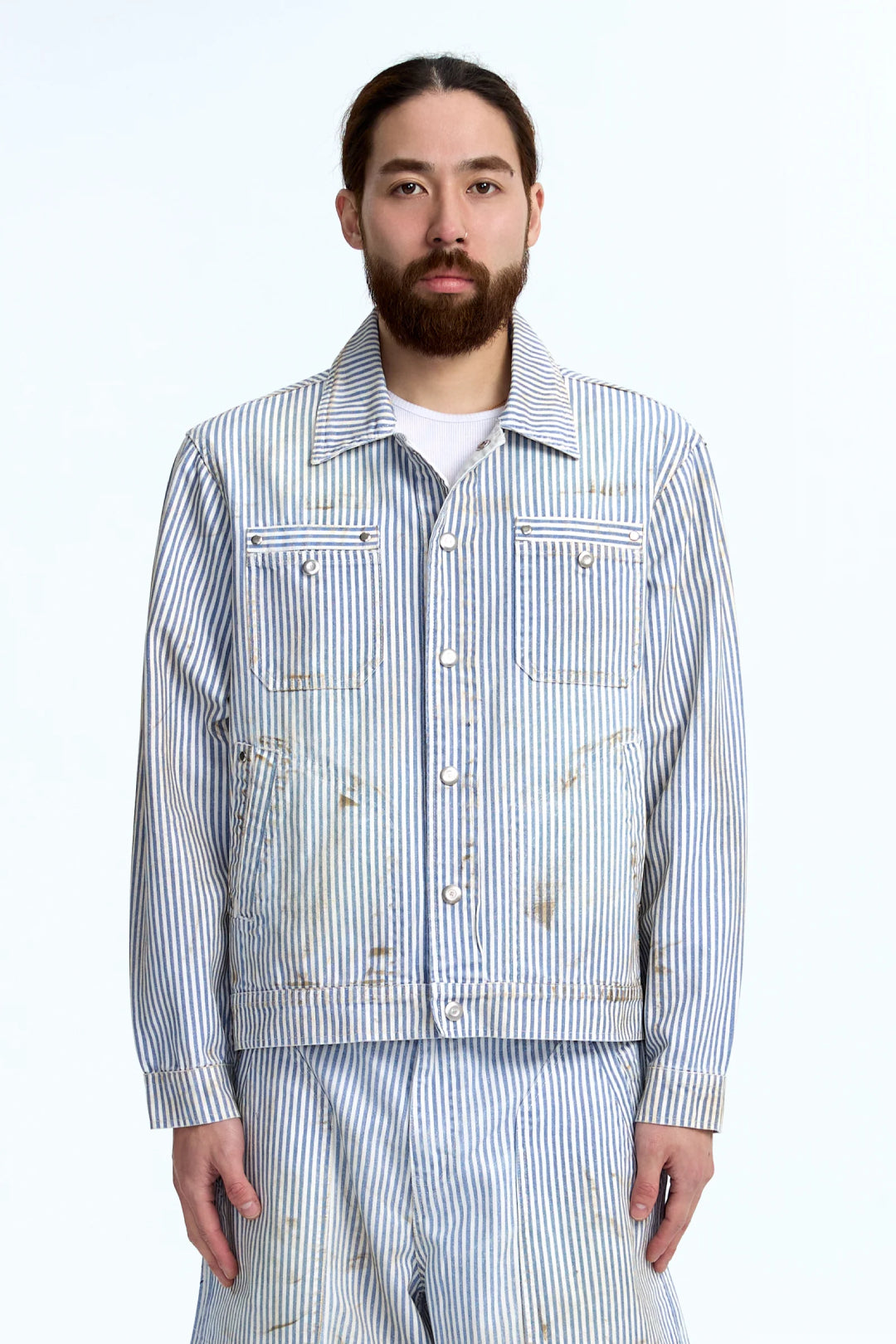 Stripe worker shirt Stripe