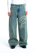 P denim Washed blue