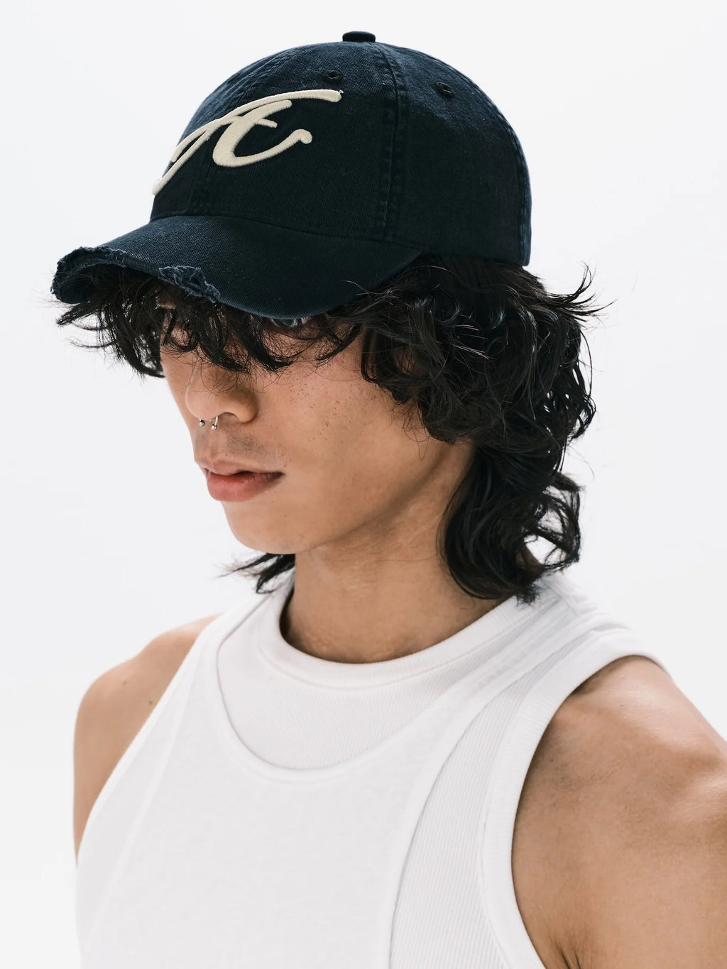 RAW EDGE BASEBALL CAP (復刻款） BLACK