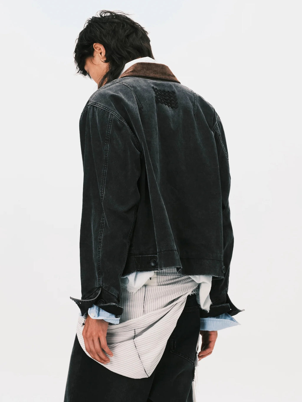 WASHED WORK JACKET BLACK
