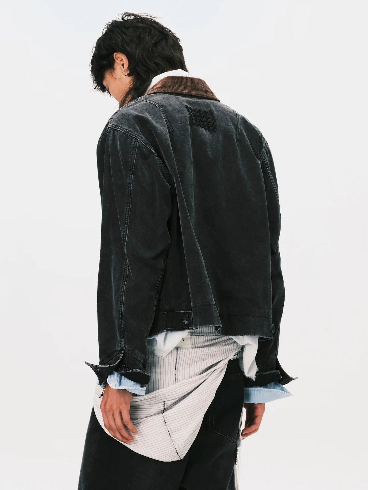 WASHED WORK JACKET BLACK