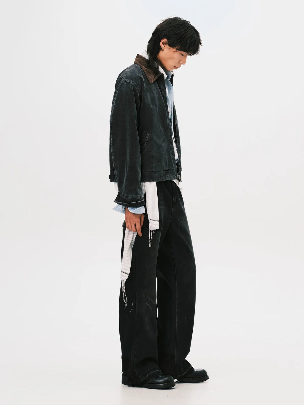 WASHED WORK JACKET BLACK