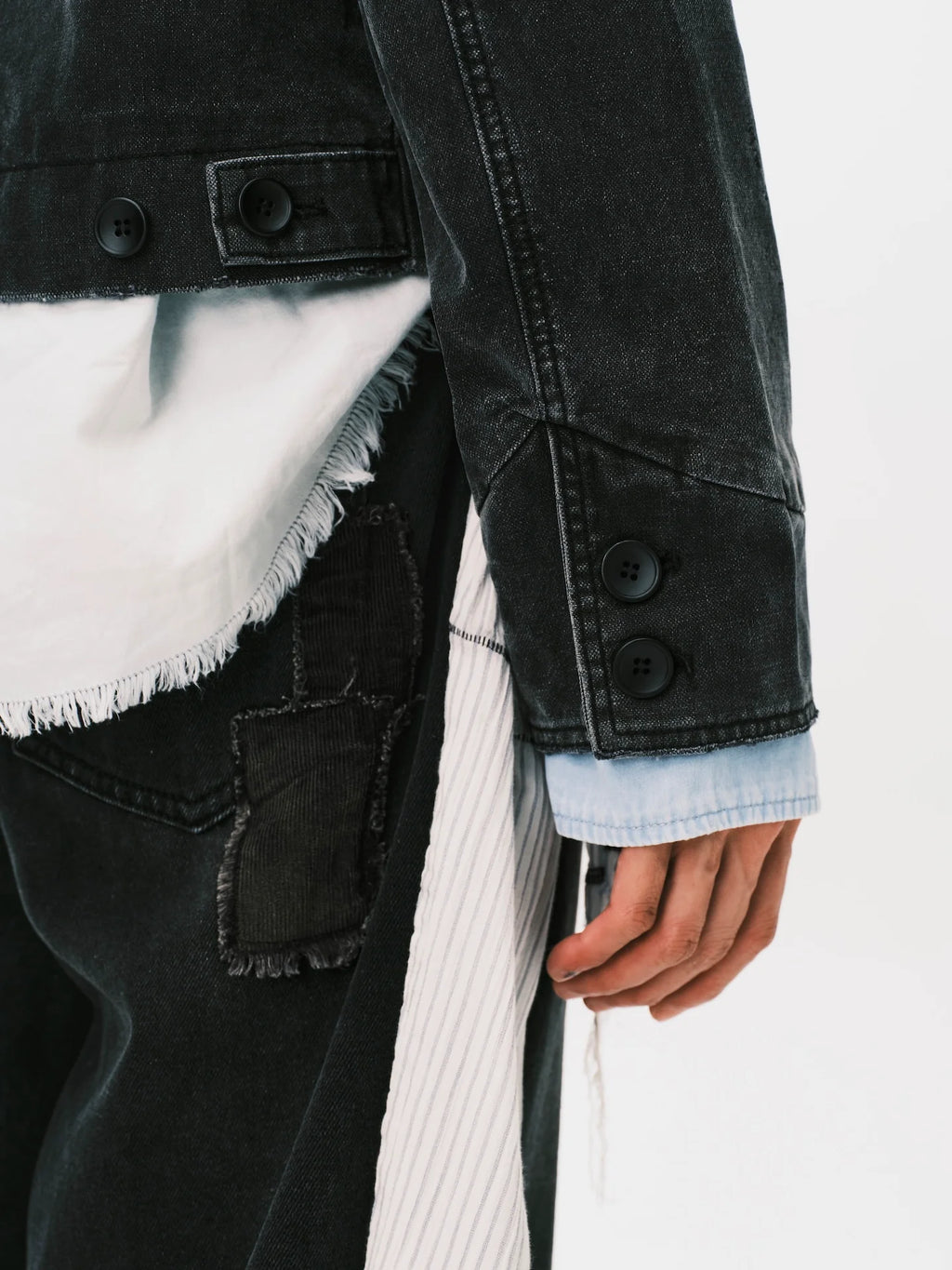 WASHED WORK JACKET BLACK