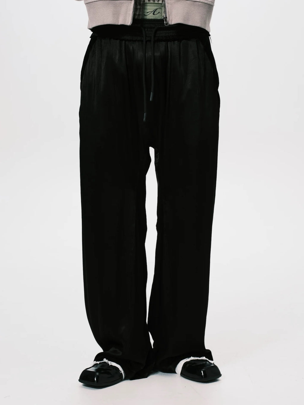 STRIPE LOUNGE PANTS BLACK