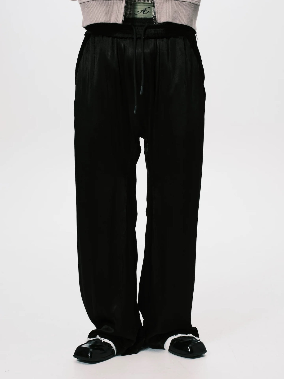 STRIPE LOUNGE PANTS BLACK