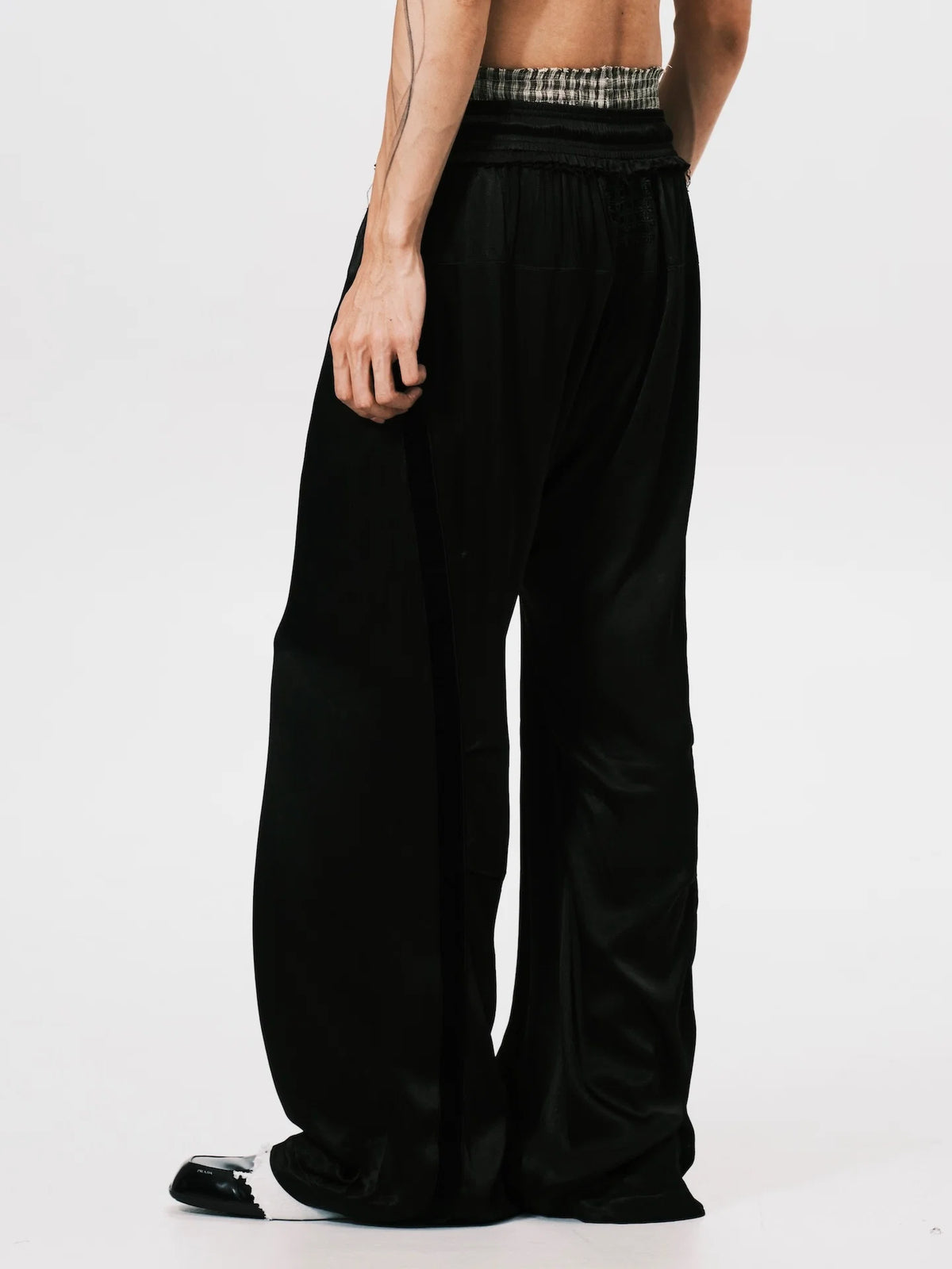 STRIPE LOUNGE PANTS BLACK
