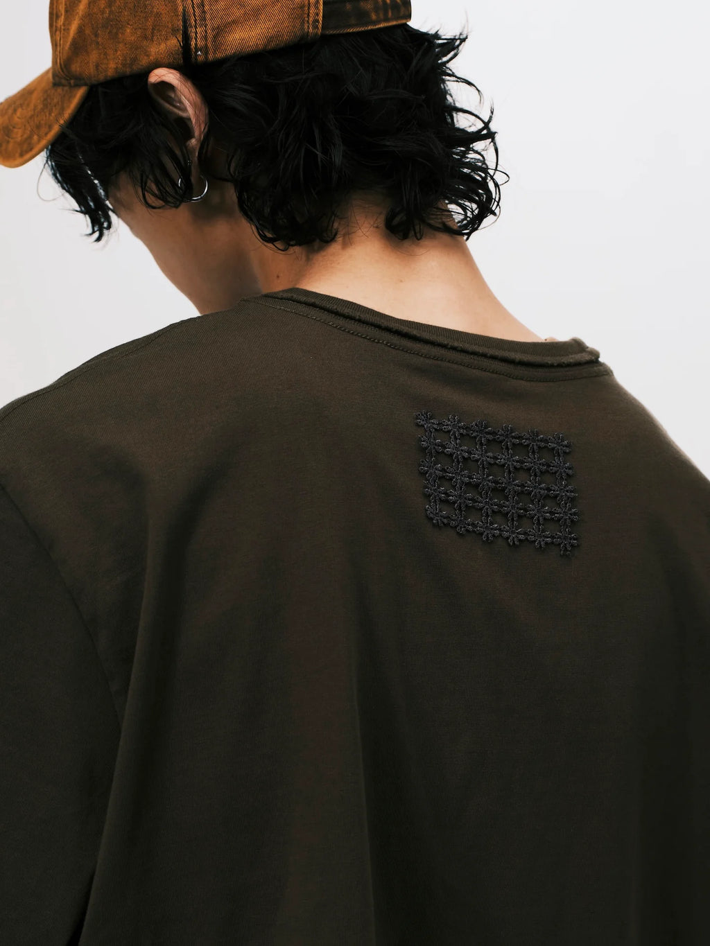 TEAM PRINT CROPPED TEE BLACK