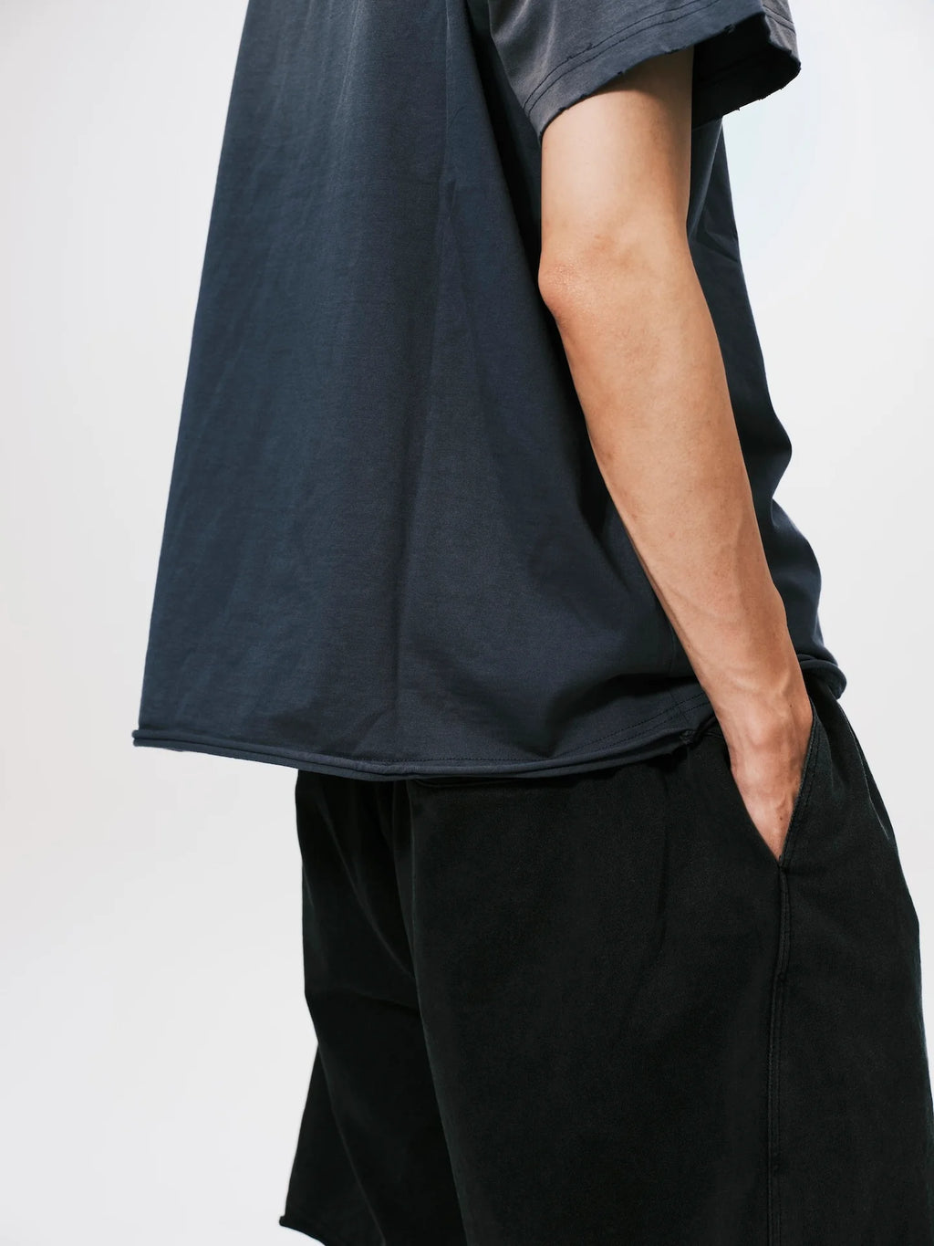 WANFF PRINT OVERSIZE TEE GREY