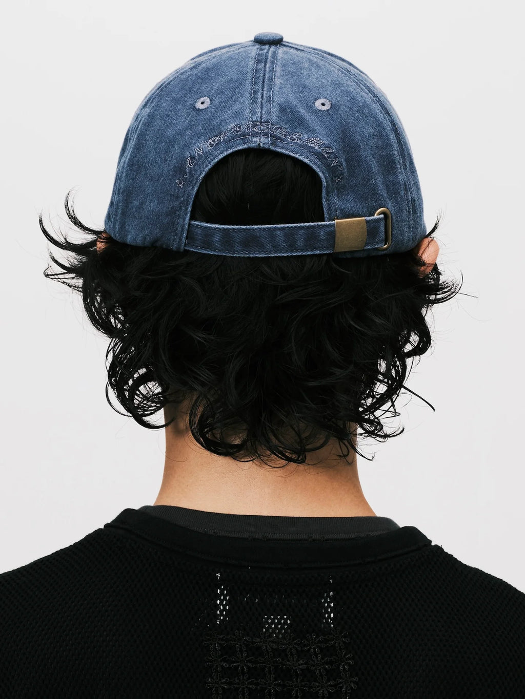 RAW EDGE BASEBALL CAP BLUE