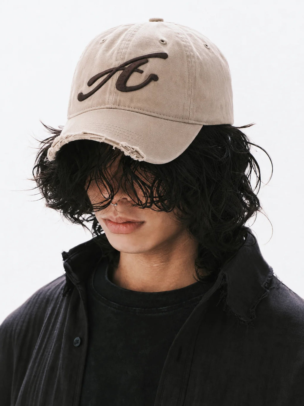 RAW EDGE BASEBALL CAP (復刻款） BEIGE