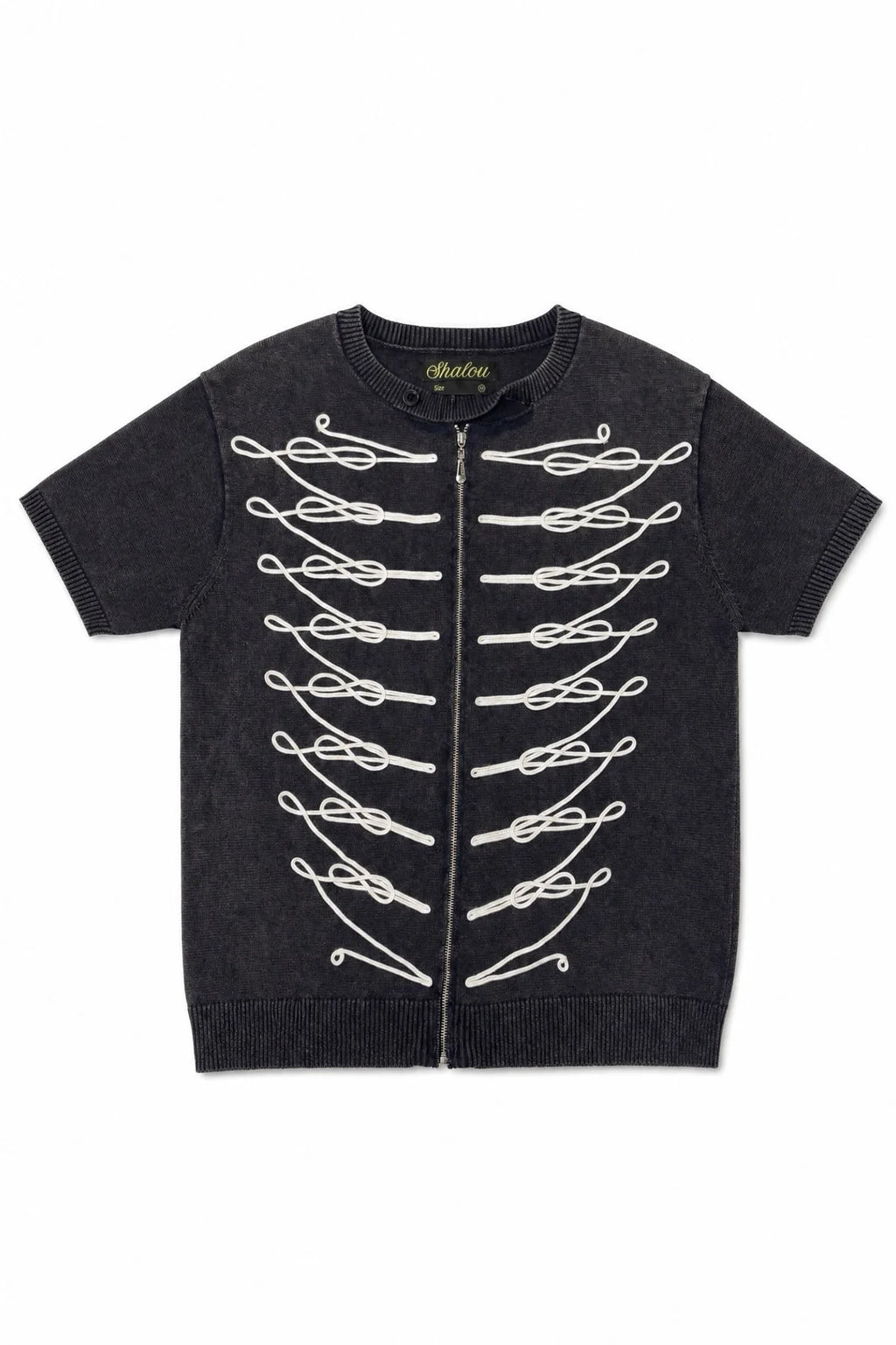 Napoleon Zip Knit Navy