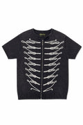 Napoleon Zip Knit Navy