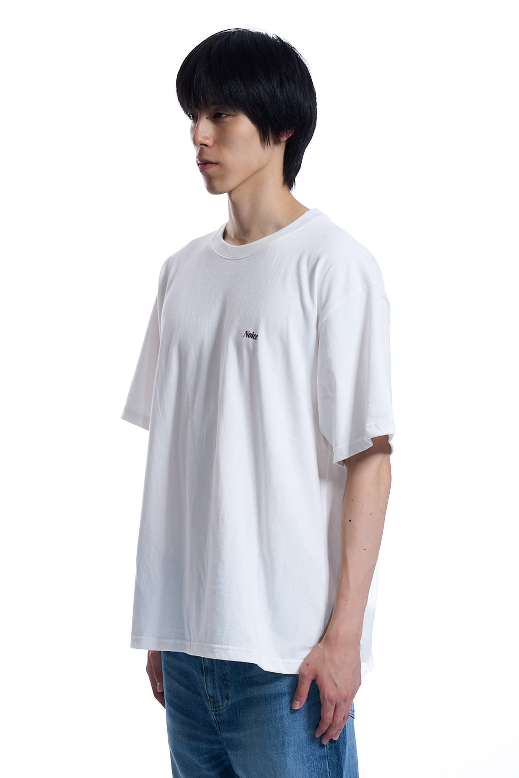DROP SHADOW PIGMENT T-SHIRT IVORY