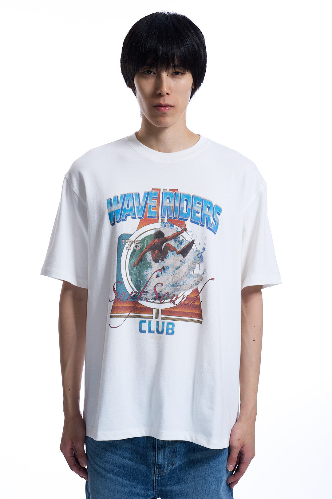 WAVE RIDERS GRAPHIC T-SHIRT IVORY