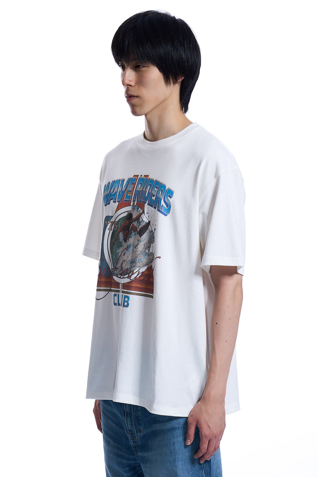 WAVE RIDERS GRAPHIC T-SHIRT IVORY