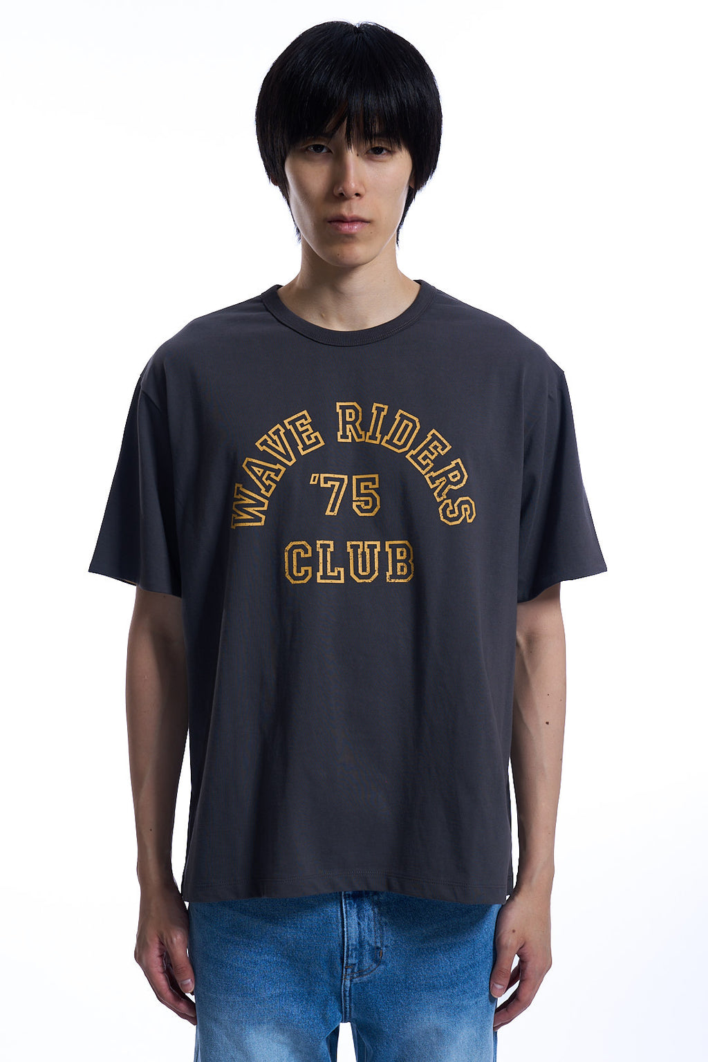WAVE CLUB UNDER COLOR T-SHIRT  IRON GRAY