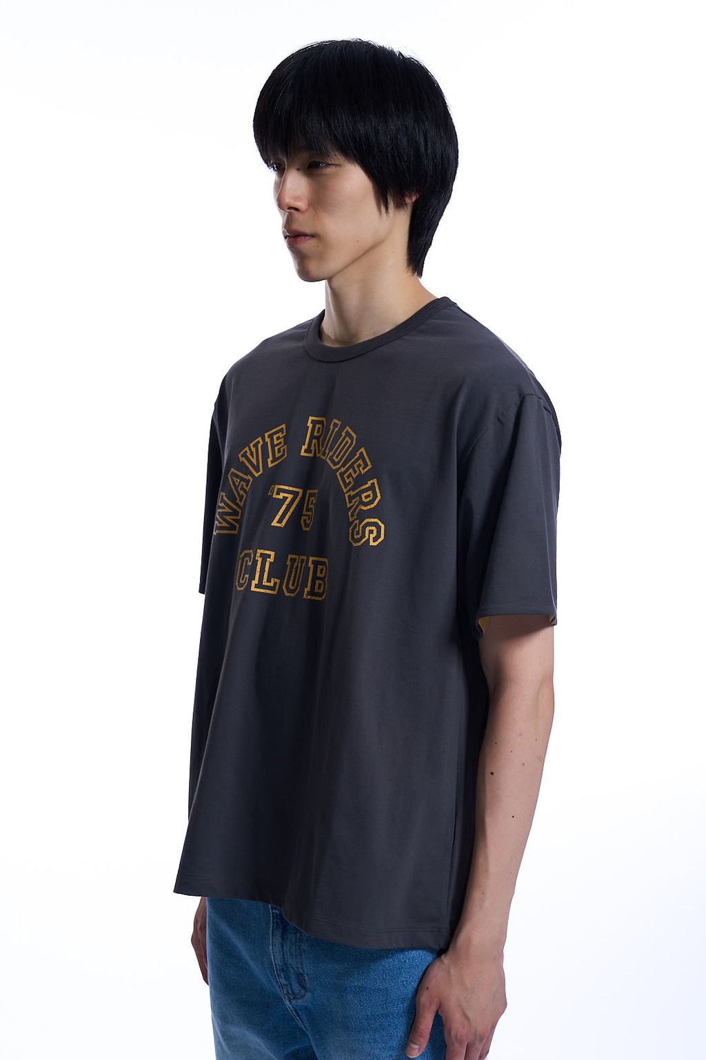 WAVE CLUB UNDER COLOR T-SHIRT  IRON GRAY