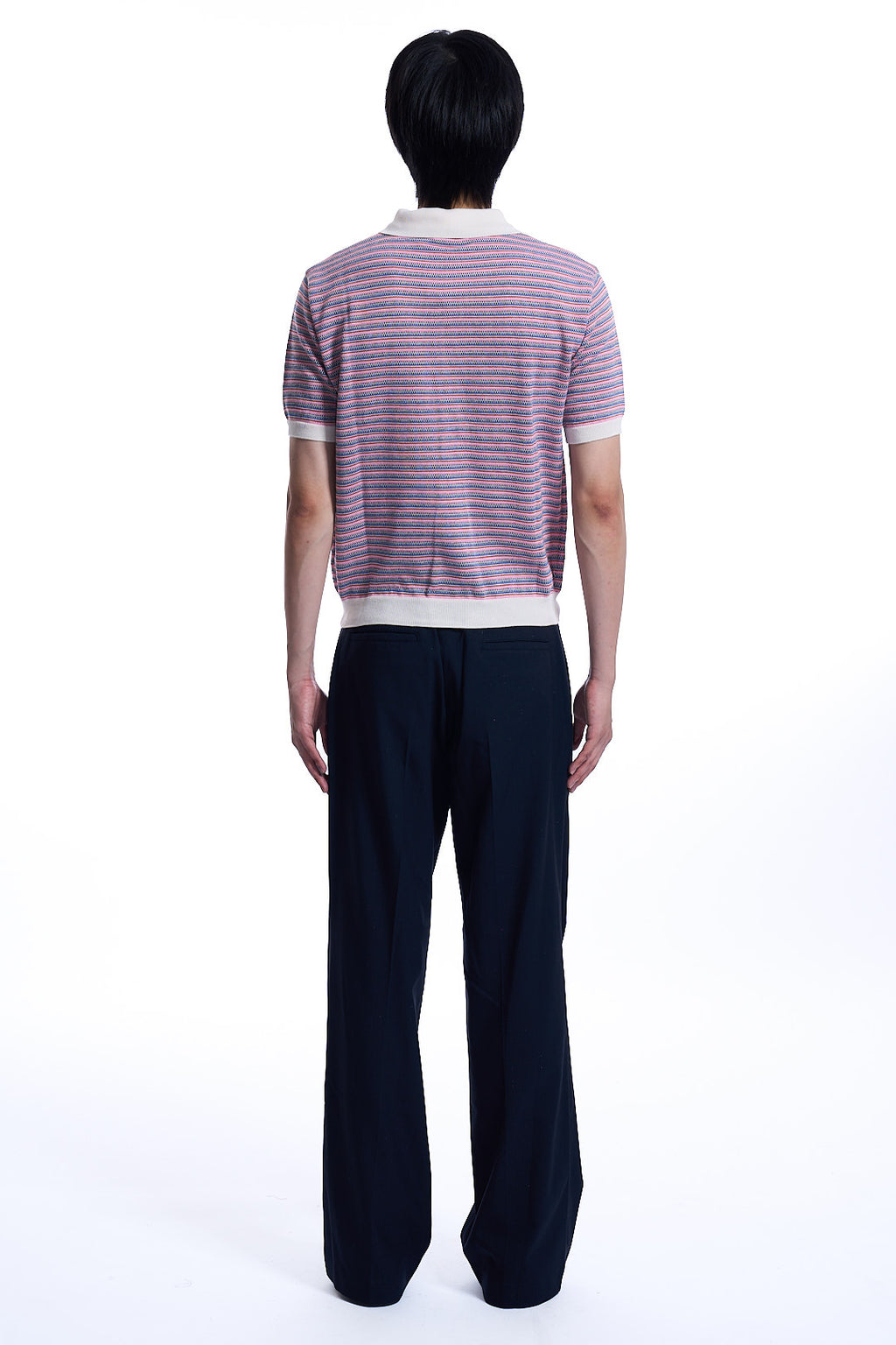 MULTI COLLAR STRIPED POLO SHIRT  MULTI COLOR