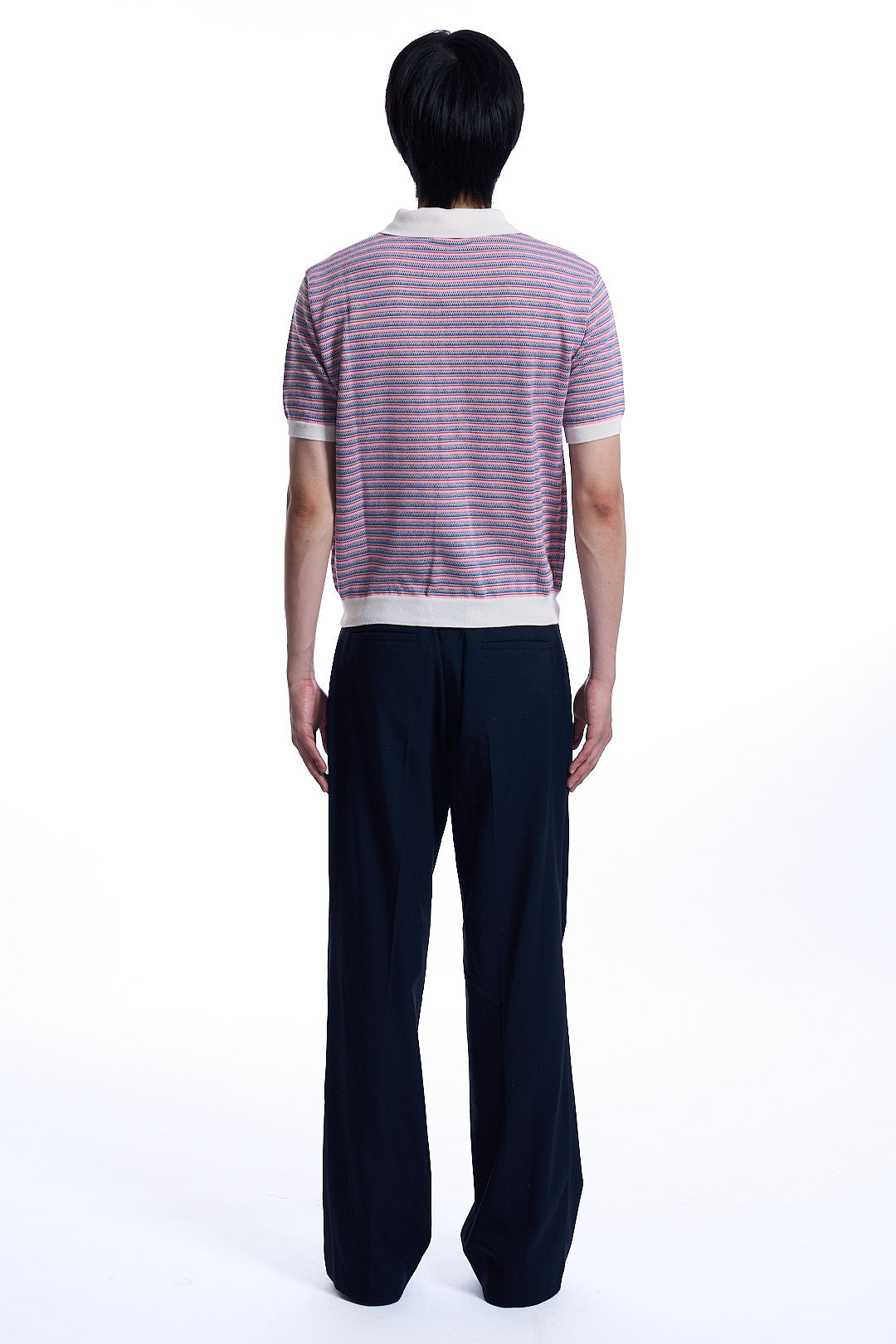 MULTI COLLAR STRIPED POLO SHIRT  MULTI COLOR