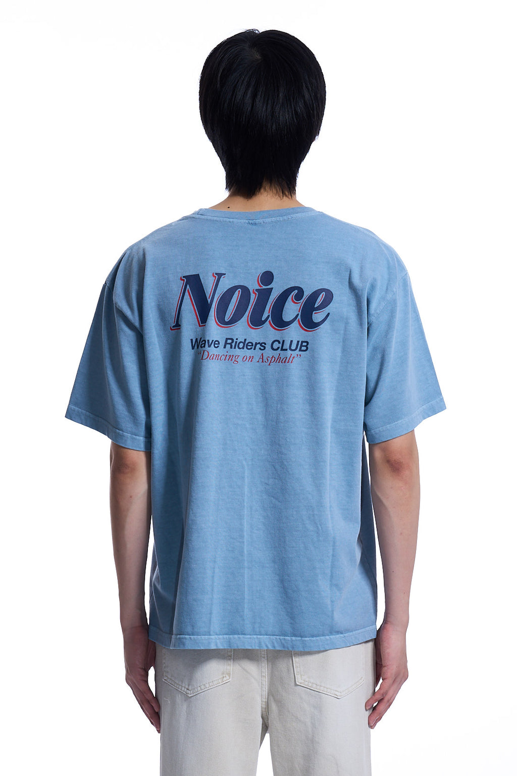 DROP SHADOW PIGMENT T-SHIRT LIGHT BLUE
