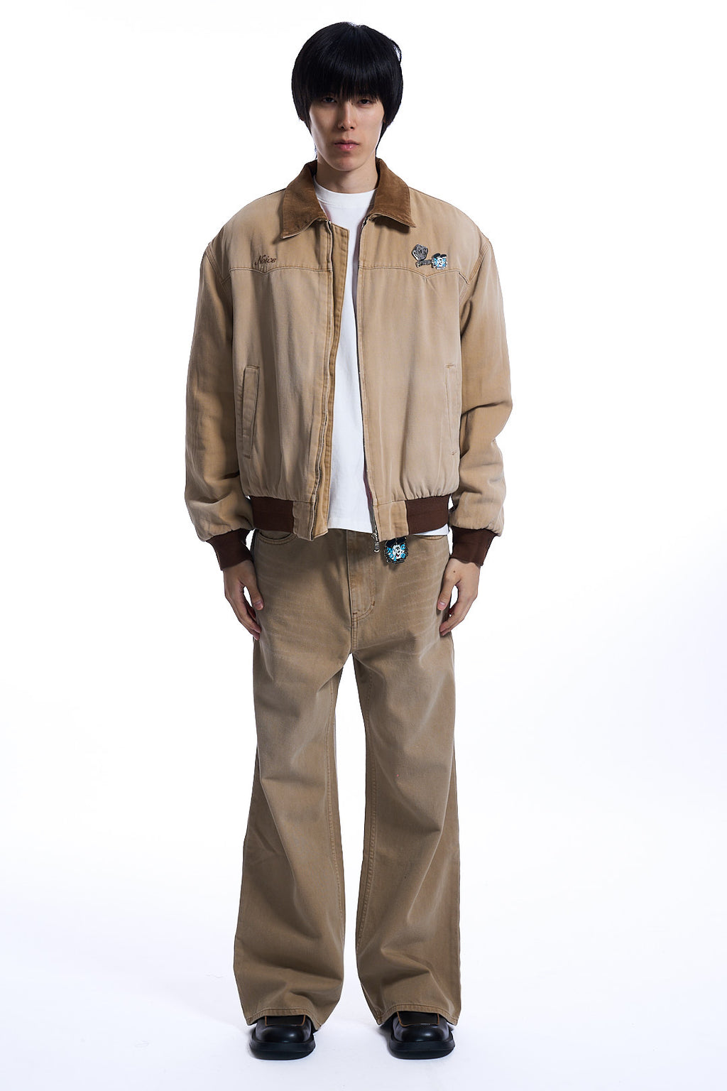 NOICE X VERDY DYED CANVAS WORK JACKET BEIGE