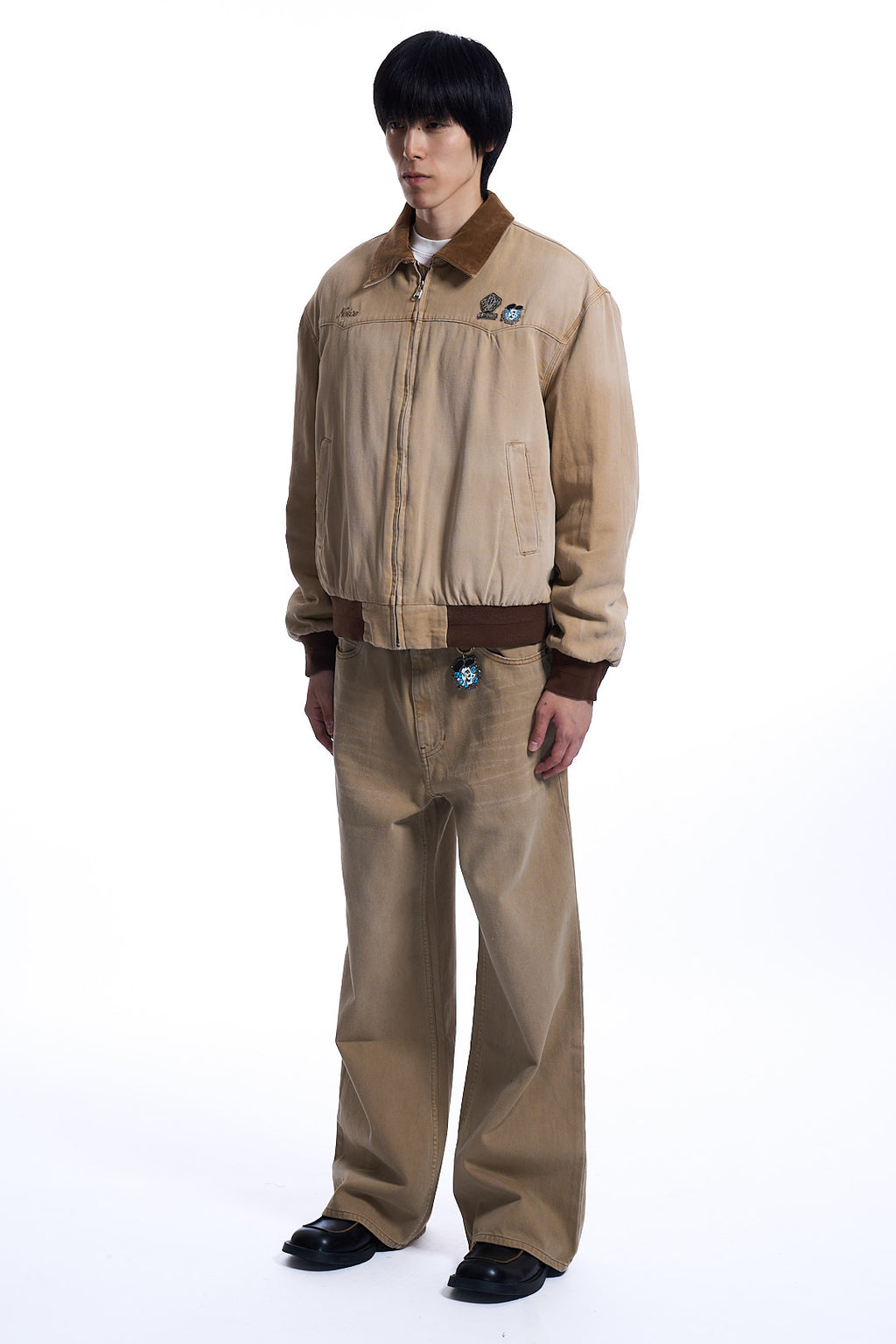 NOICE X VERDY DYED CANVAS WORK JACKET BEIGE