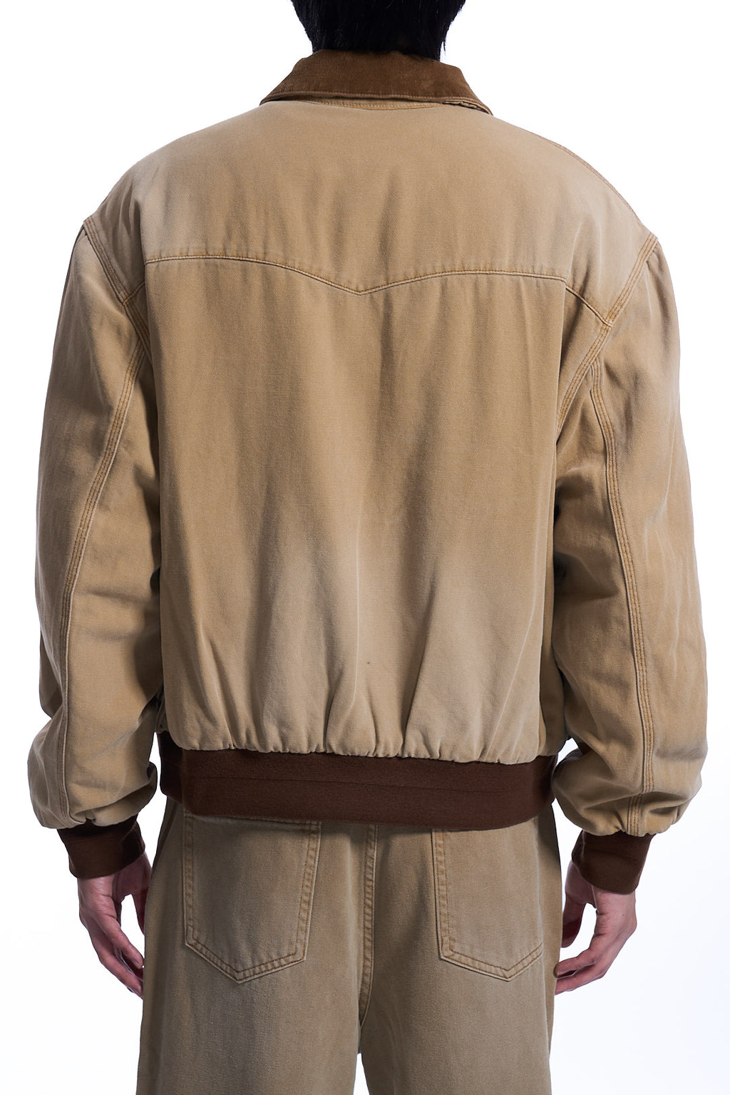 NOICE X VERDY DYED CANVAS WORK JACKET BEIGE