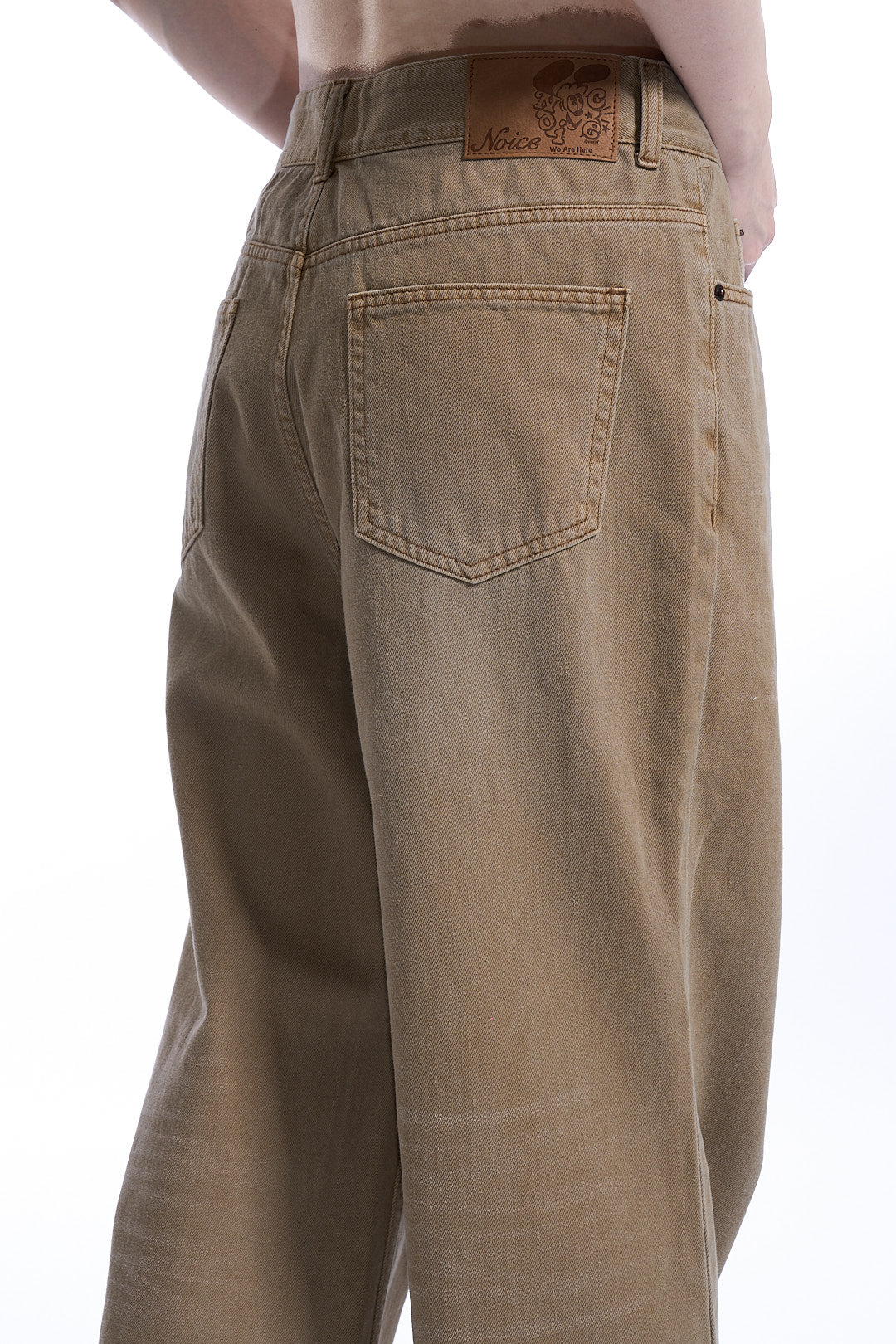 NOICE X VERDY DYED FIVE POCKET PANTS BEIGE