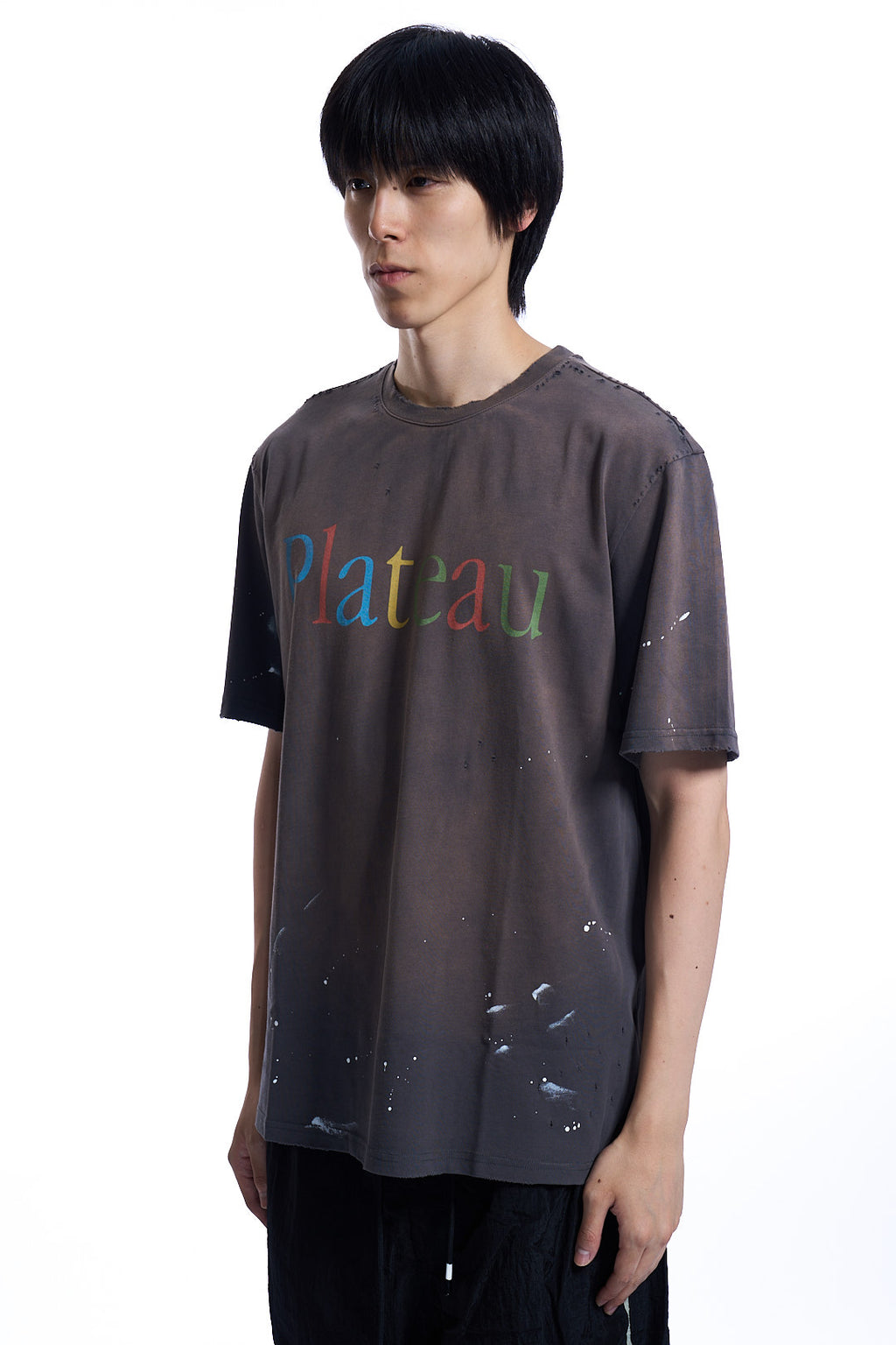 Vintage tee - logo Black