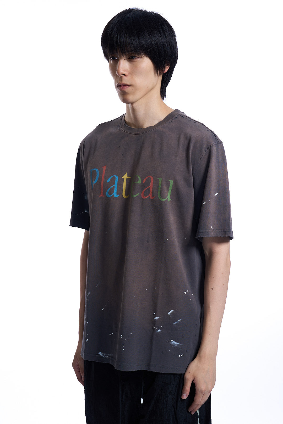 Vintage tee - logo Black