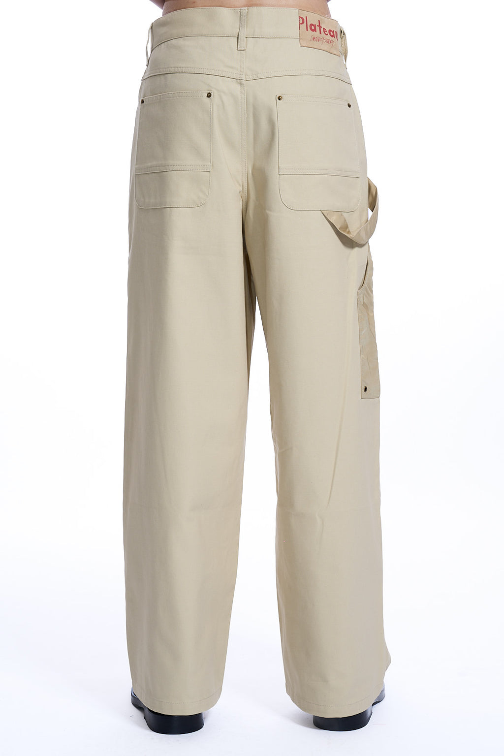 Wide leg painter pants Beige