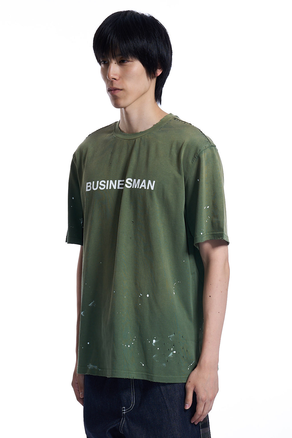 Vintage tee - business Green