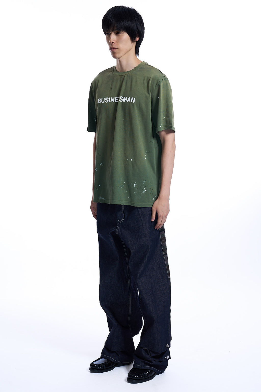Vintage tee - business Green