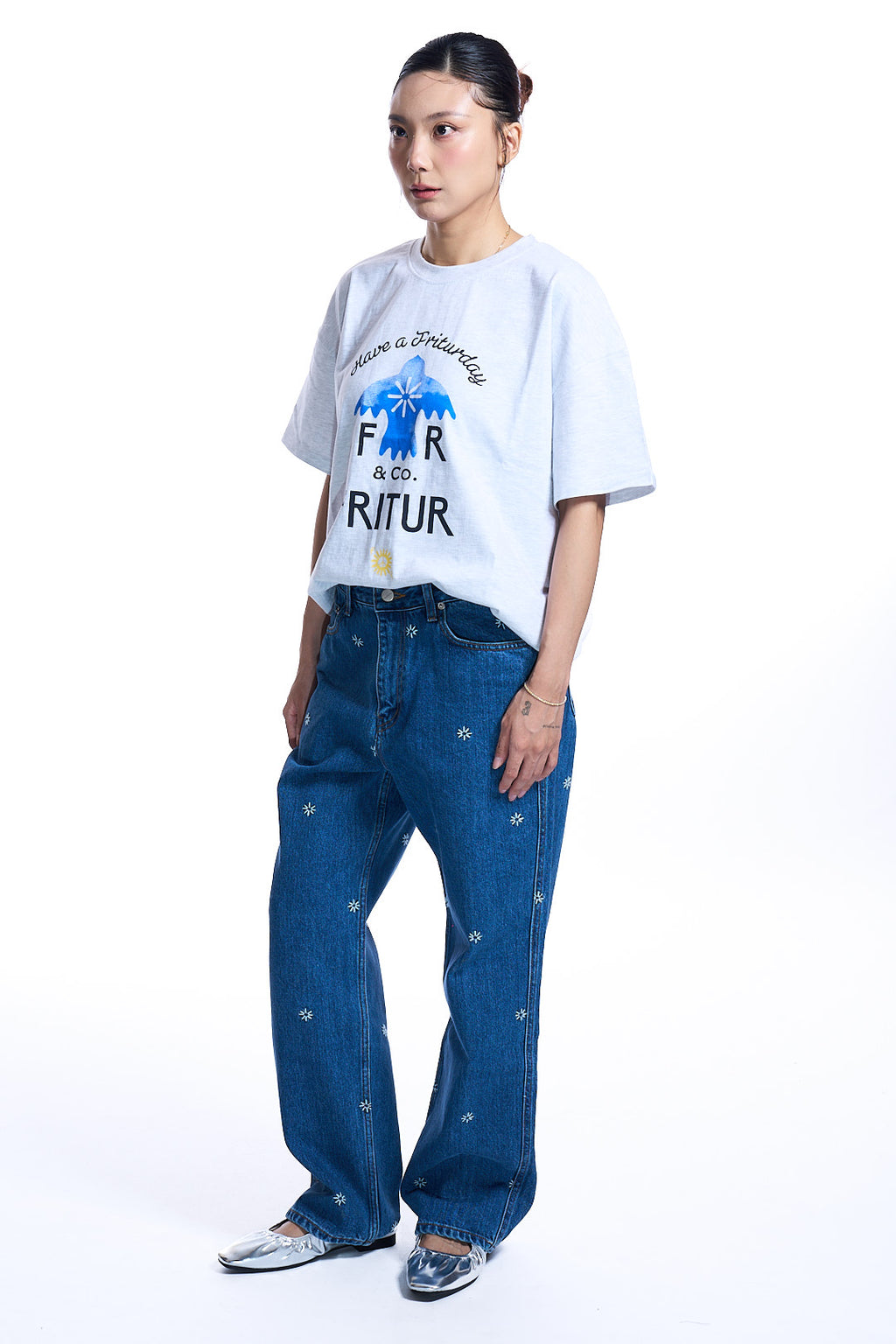 Blue Bird T-shirt L/GY