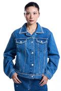 Stitch Denim Jacket BLUE