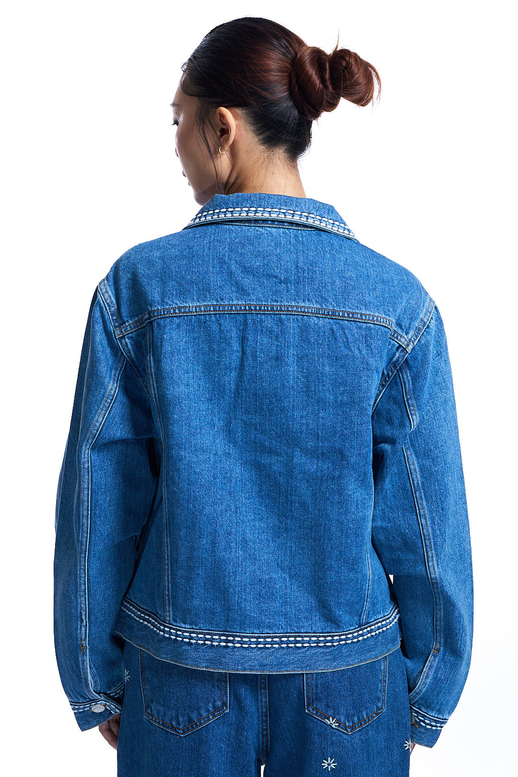 Stitch Denim Jacket BLUE