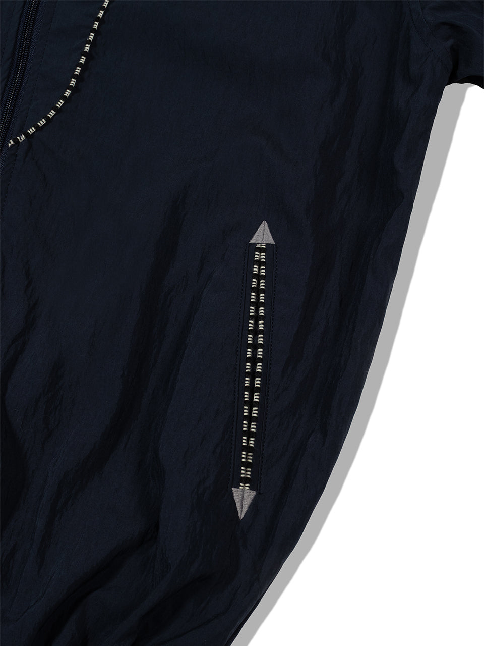 Embroidery Western Windbreaker NAVY