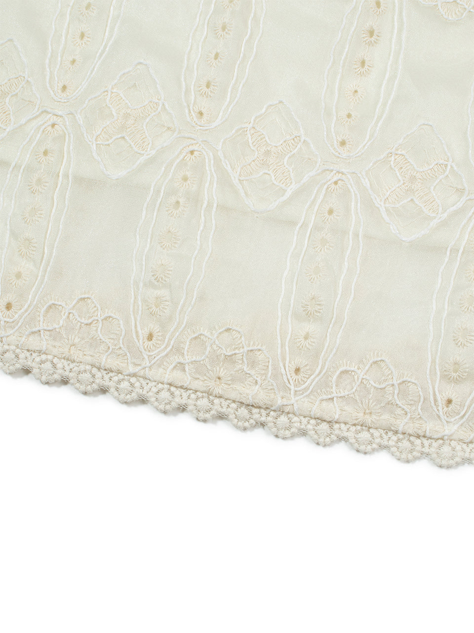 Needle Tassel Maxi Skirt IVORY