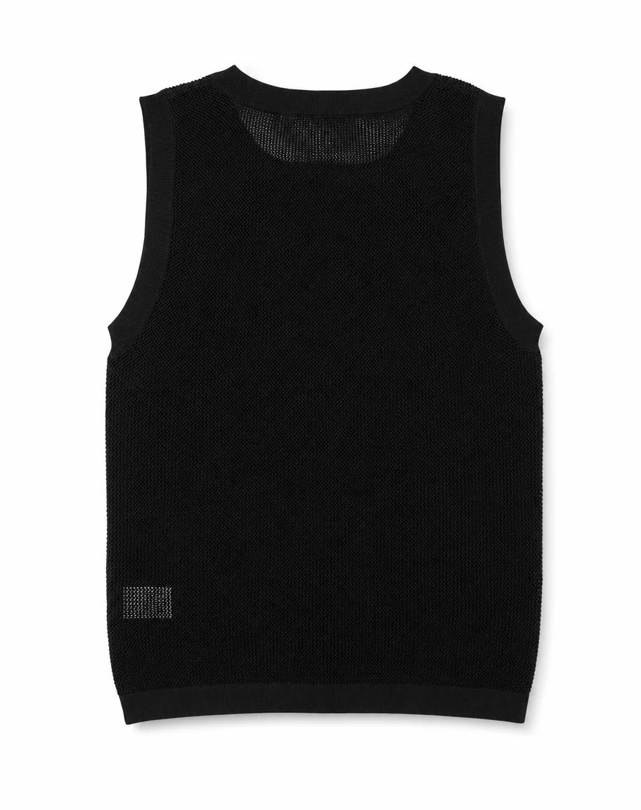 Jellyfish Knit Vest Black